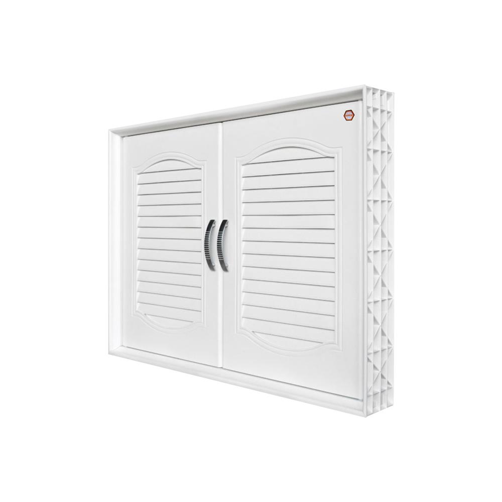 บานซิงค์คู่ SUPPER 85x64 ซม. L3 สีขาว