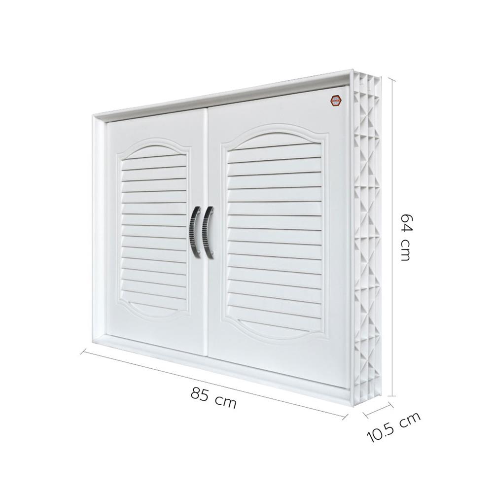 บานซิงค์คู่ SUPPER 85x64 ซม. L3 สีขาว