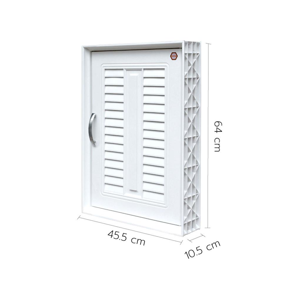 บานซิงค์เดี่ยว SUPPER L2 45.5x64 ซม. สีขาว