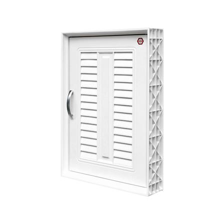 บานซิงค์เดี่ยว SUPPER L2 45.5x64 ซม. สีขาว_1