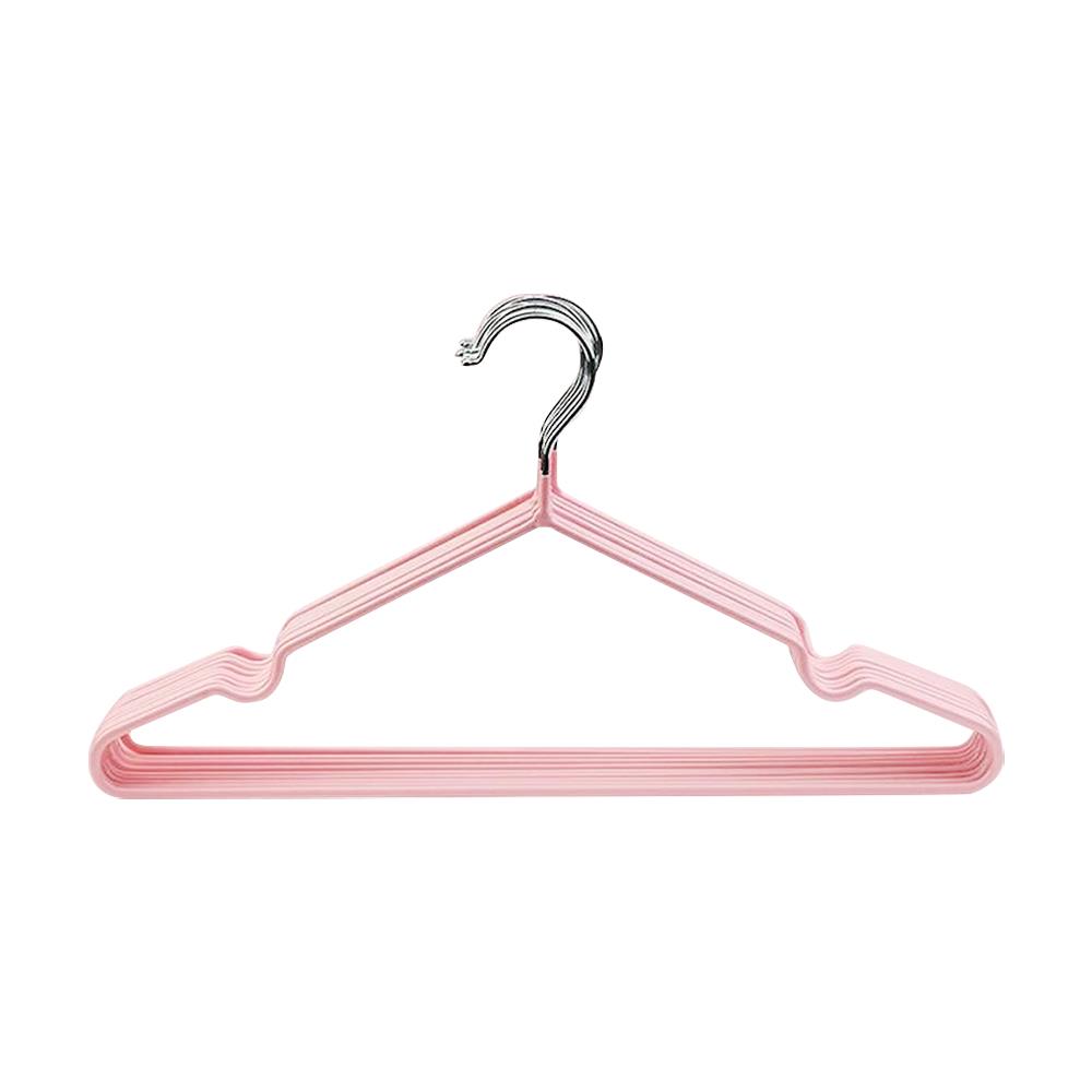 ไม้แขวนเสื้อ HANSEN แพ็ก 10 ชิ้น สีชมพู