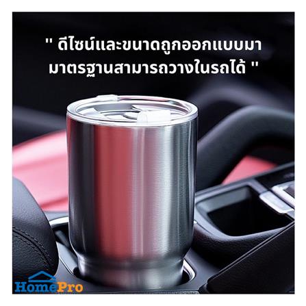 แก้วน้ำสุญญากาศ HANSEN 888 มล. สีเงิน_5