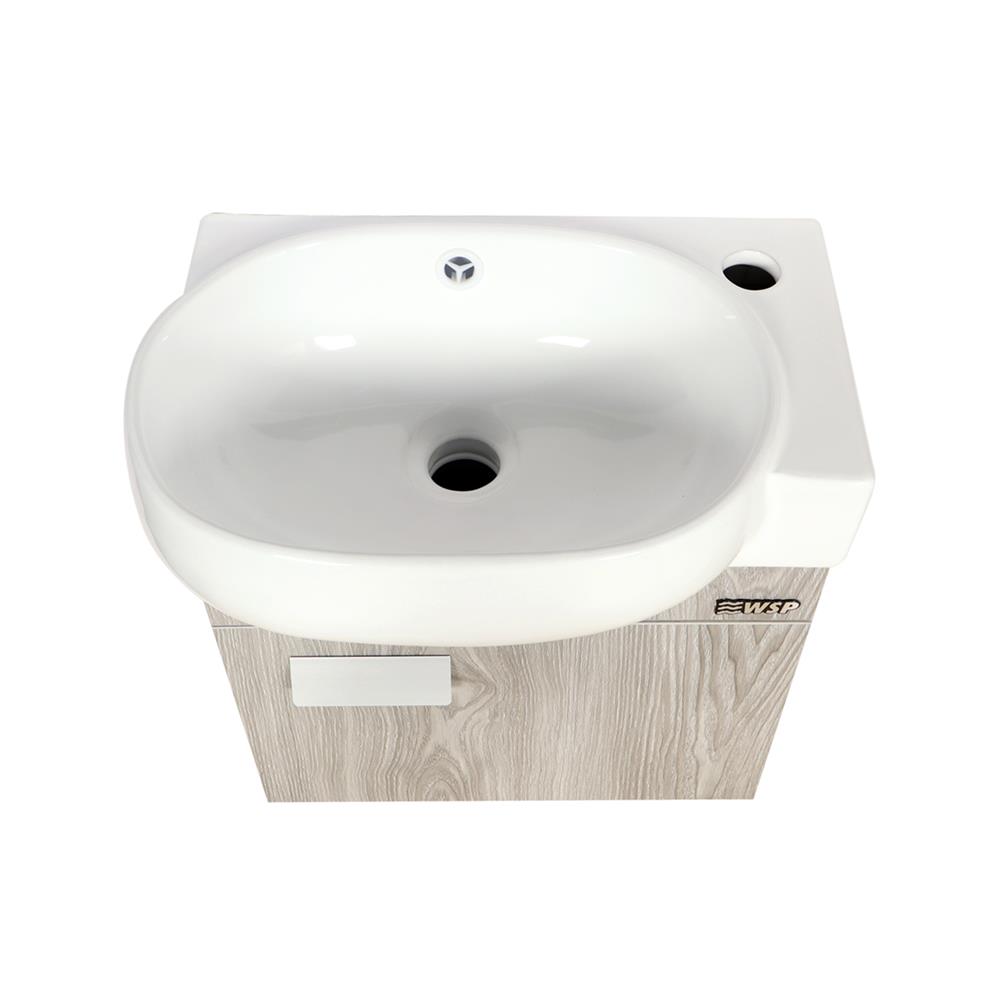 อ่างเคาน์เตอร์ WSP BSCC-150 สีขาว-โอ๊ค