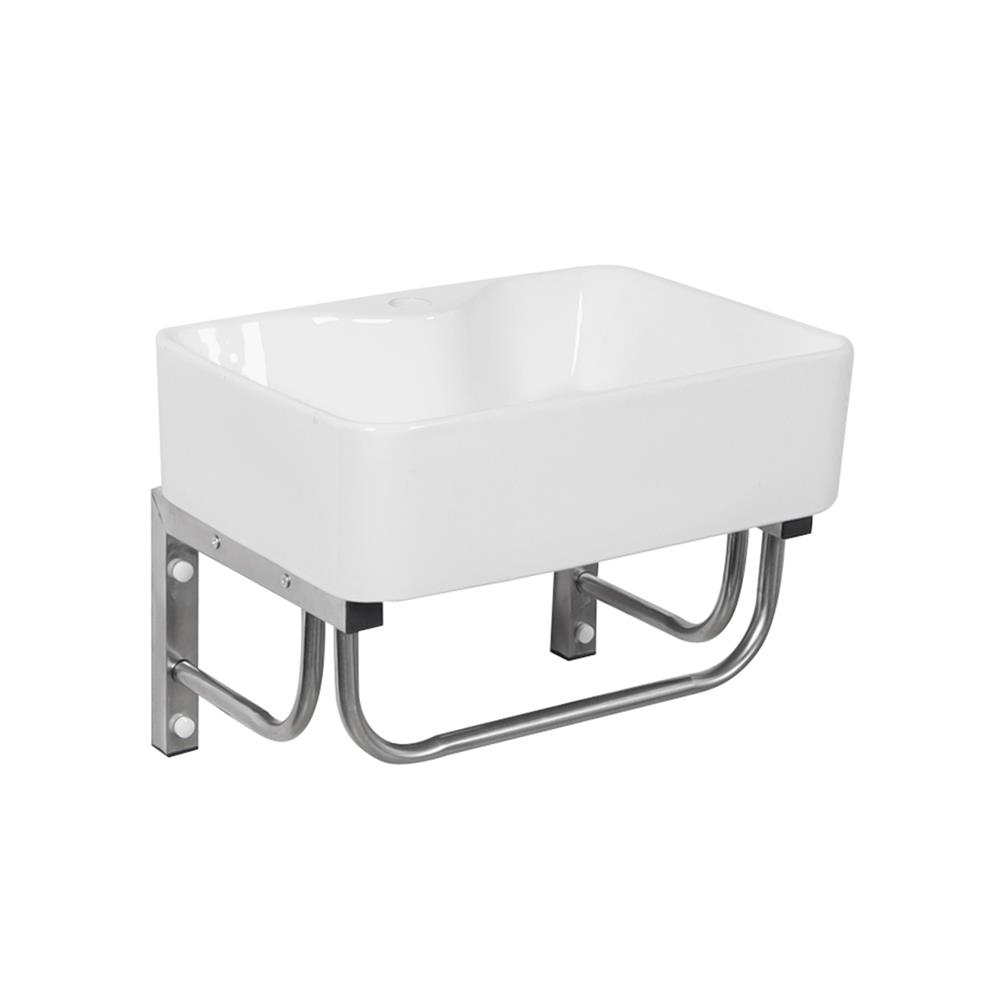 อ่างเคาน์เตอร์พร้อมกระจก WSP BSCT-815 สเตนเลส