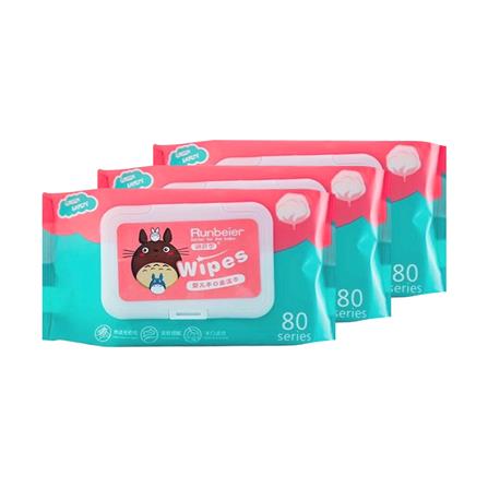 ผ้าเช็ดทำความสะอาด HANSEN CHAMOMILE 80 แผ่น แพ็ก 3_0