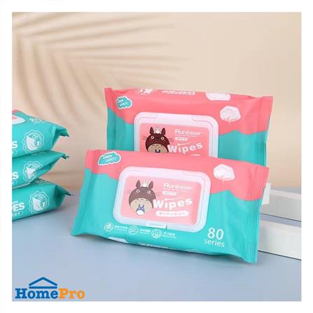 ผ้าเช็ดทำความสะอาด HANSEN CHAMOMILE 80 แผ่น แพ็ก 3_3