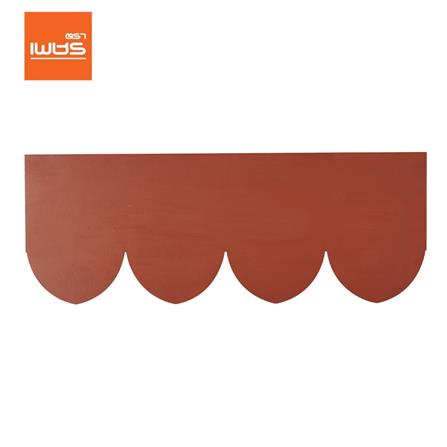 กระเบื้องหลังคาเจียระไน ตราเพชร รุ่นเอเลแกนท์ 80x30 ซม. สีอิฐอำพัน_0