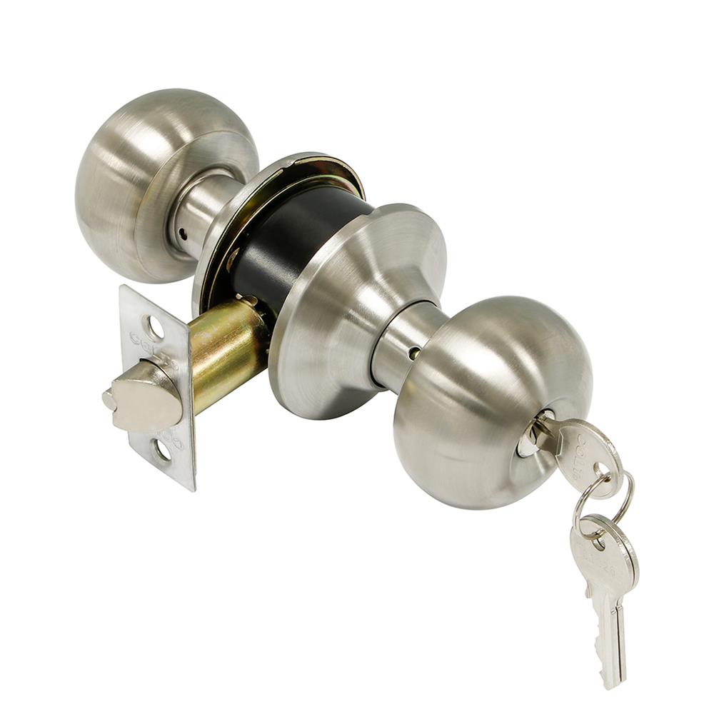 ลูกบิดทั่วไป หัวกลม COLT 4327-302 ฝาเล็ก สีสเตนเลส