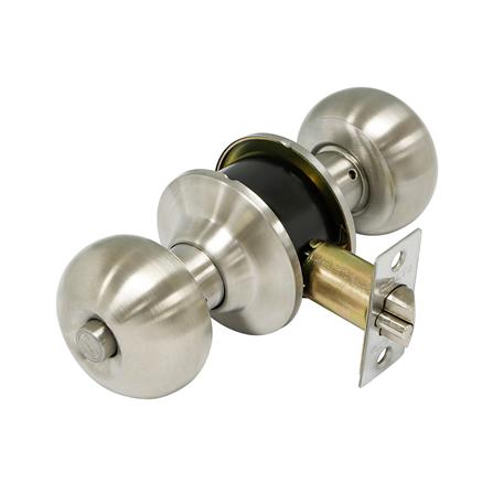 ลูกบิดทั่วไป หัวกลม COLT 4327-302 ฝาเล็ก สีสเตนเลส_0