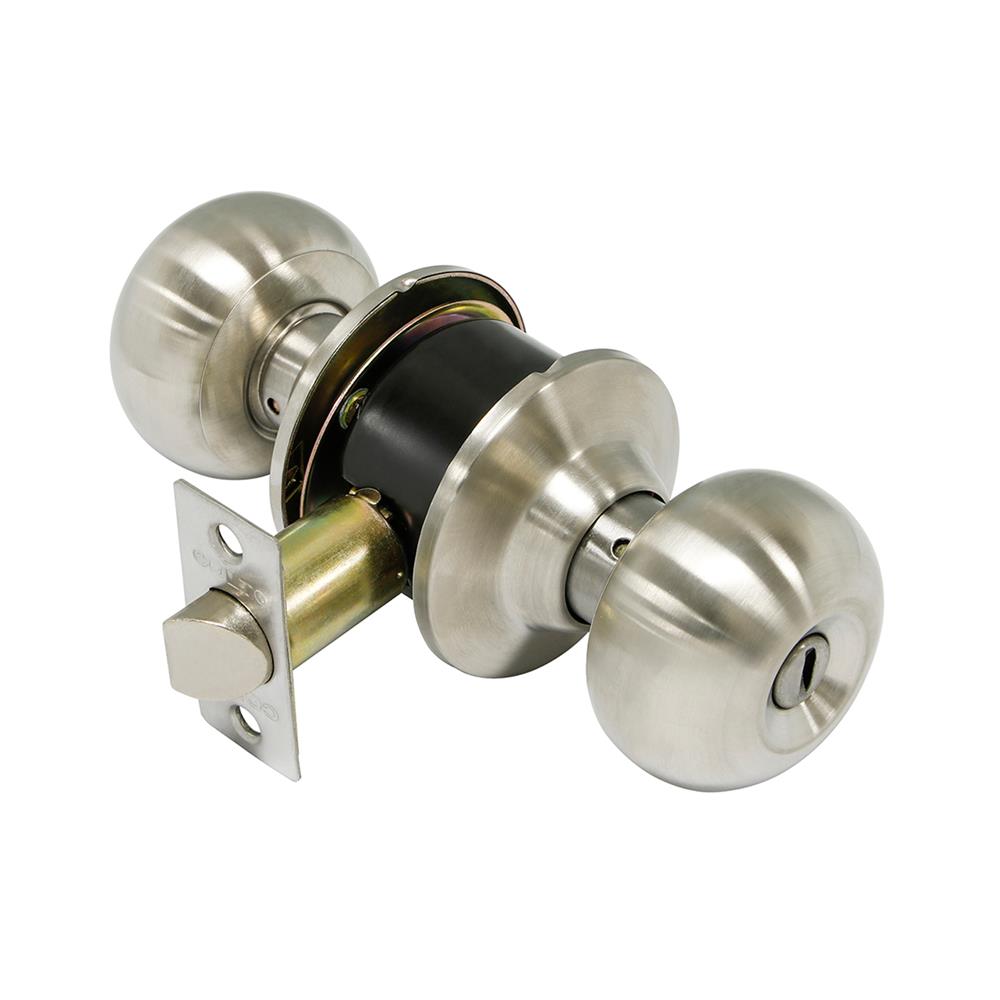 ลูกบิดห้องน้ำ หัวกลม COLT 4327-302 ฝาเล็ก สีสเตนเลส