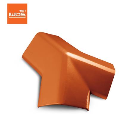 ครอบ 3 ทาง 35 องศา เจียระไน ตราเพชร 40x21 ซม. สีอิฐอำพัน_0