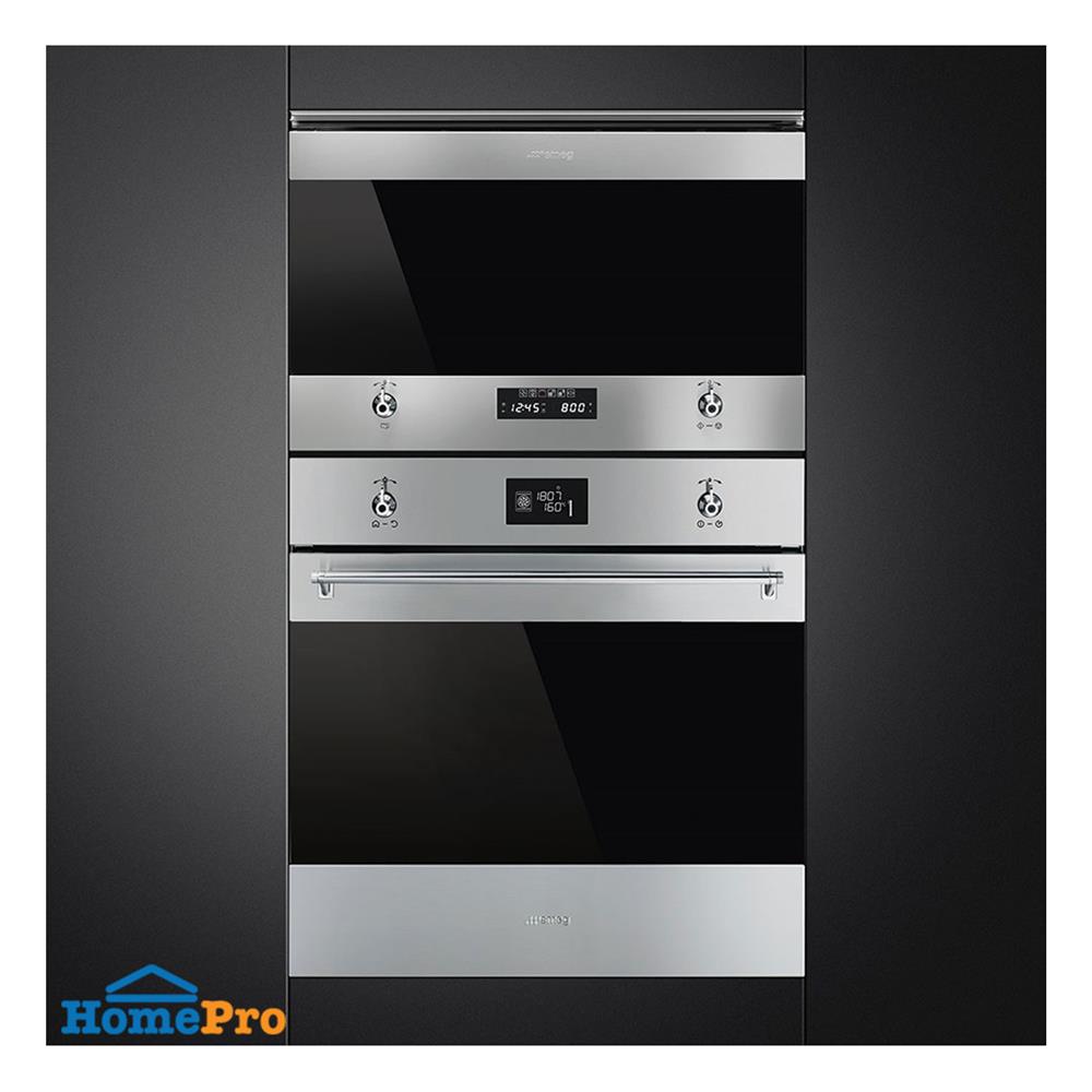 ไมโครเวฟ+เตาอบ SMEG MP322X1+SO6302TX