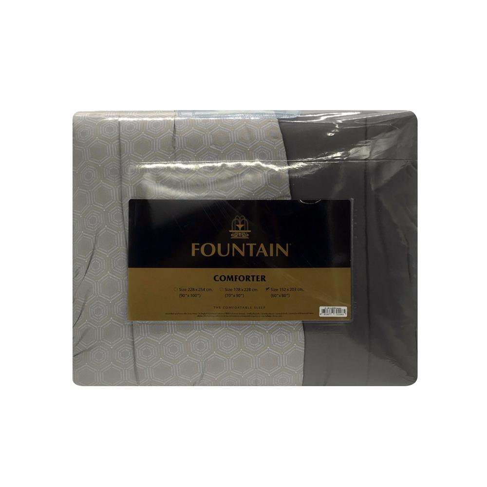 ผ้านวม FOUNTAIN PRINTED 60X80 นิ้ว 70206-FT074