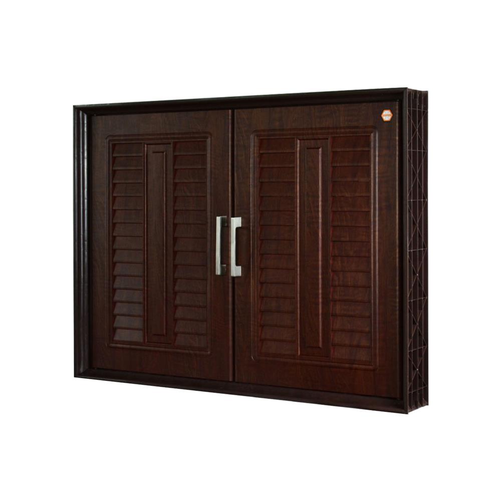 บานซิงค์คู่ SUPPER L2 85x64 ซม. สีไม้แดง