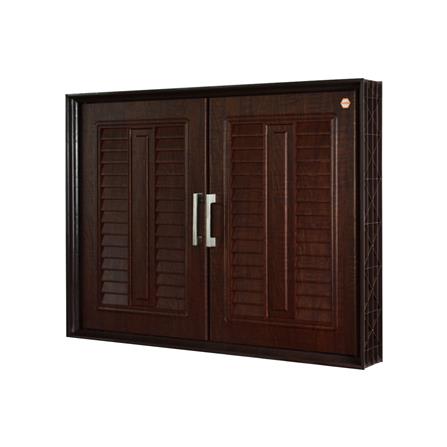 บานซิงค์คู่ SUPPER L2 85x64 ซม. สีไม้แดง_1