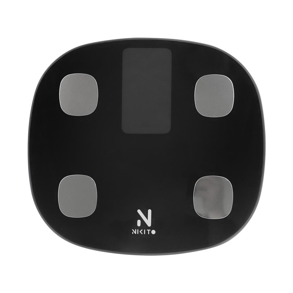 เครื่องชั่งน้ำหนักวัดมวลกาย NIKITO FG1910B สีดำ