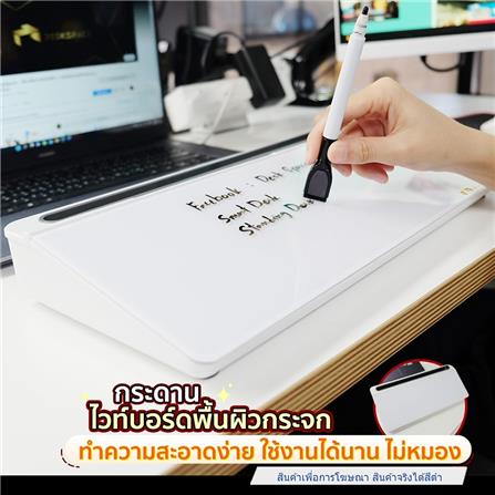 ไวท์บอร์ดผิวกระจก DESKSPACE สีดำ_7