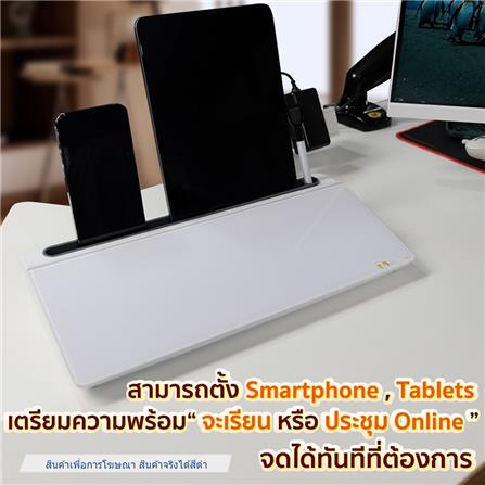 ไวท์บอร์ดผิวกระจก DESKSPACE สีดำ_8