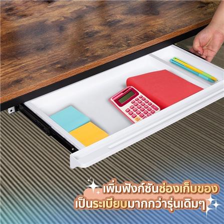 ลิ้นชักสไลด์ DESKSPACE สีขาว_2