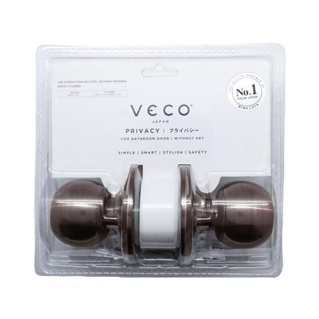 ลูกบิดทั่วไป หัวกลม VECO 2871-ML-ET สีทองแดงรมดำ_1