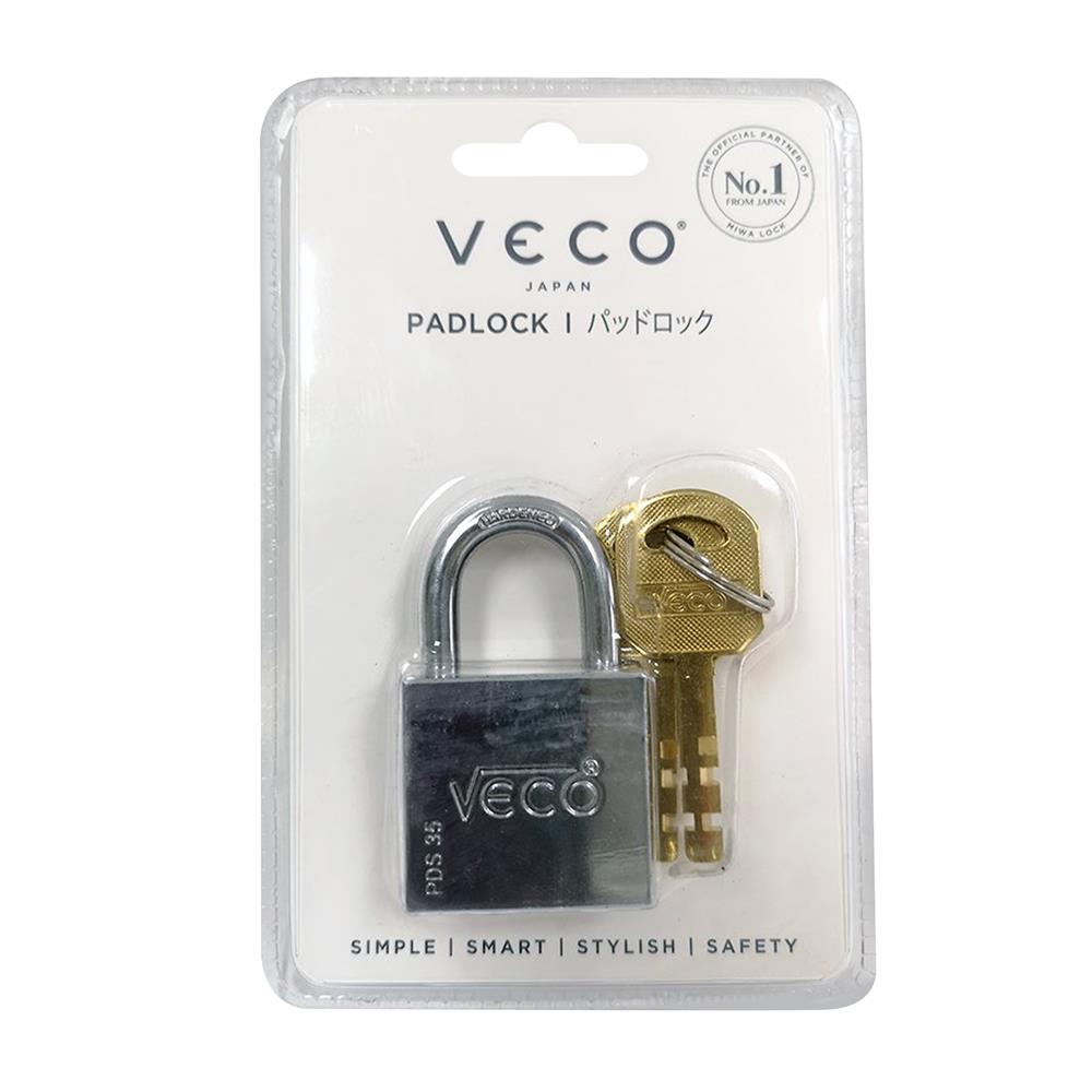 กุญแจลูกปืน VECO PDS35 35 มม. สีสเตนเลส