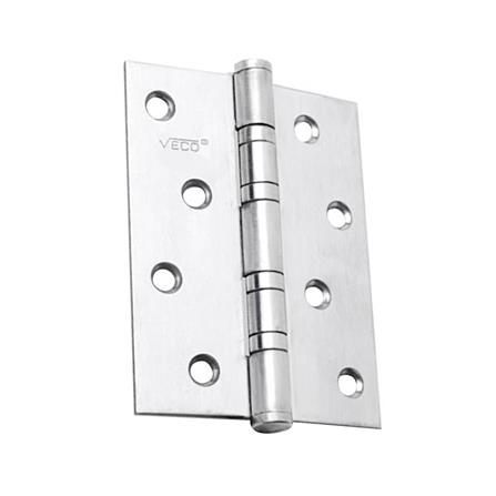 บานพับ 5X3 นิ้ว X 2 มม. VECO 4BB สีสเตนเลส (แพ็ก 2 ชิ้น)