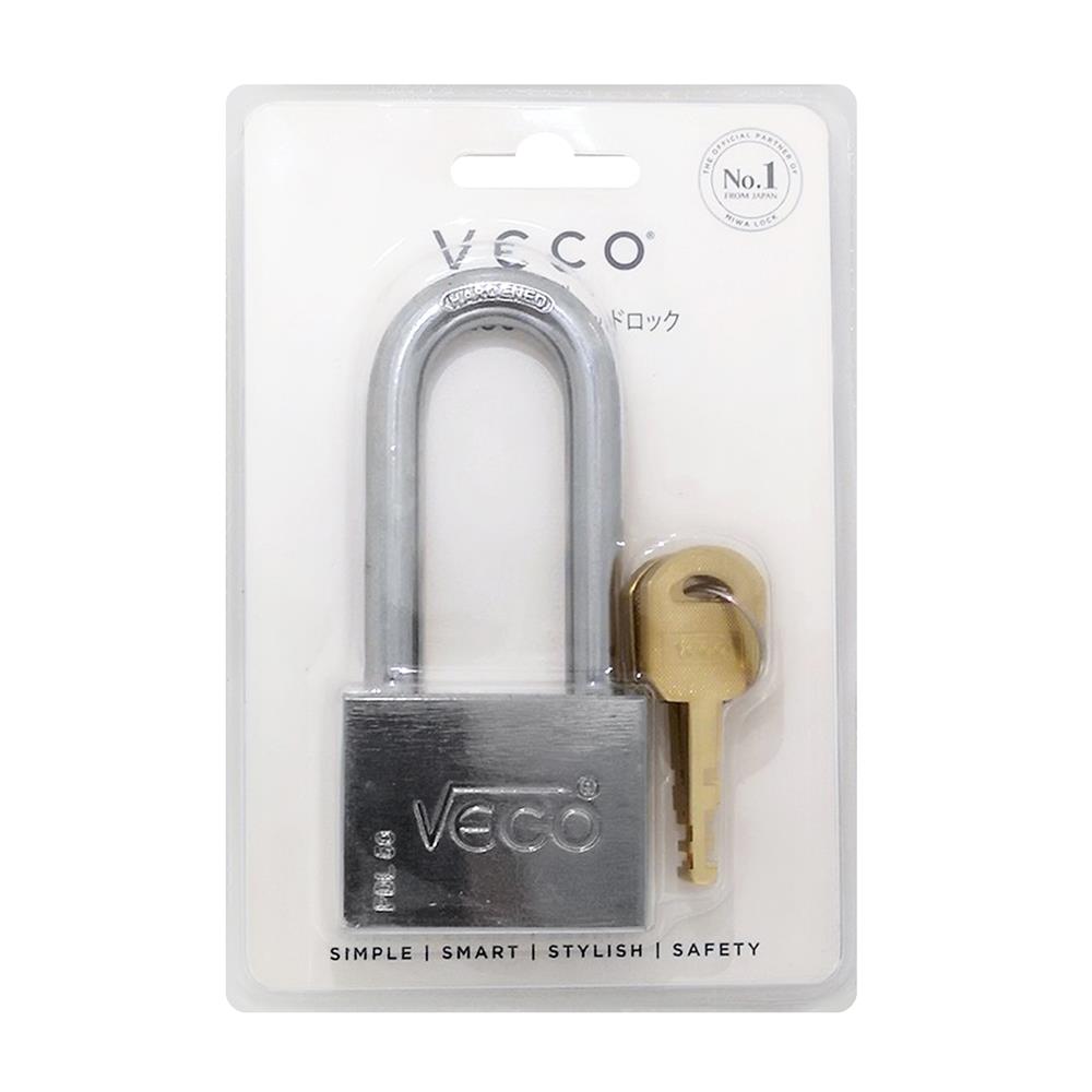 กุญแจลูกปืน VECO PDL50 50 มม. สีสเตนเลส