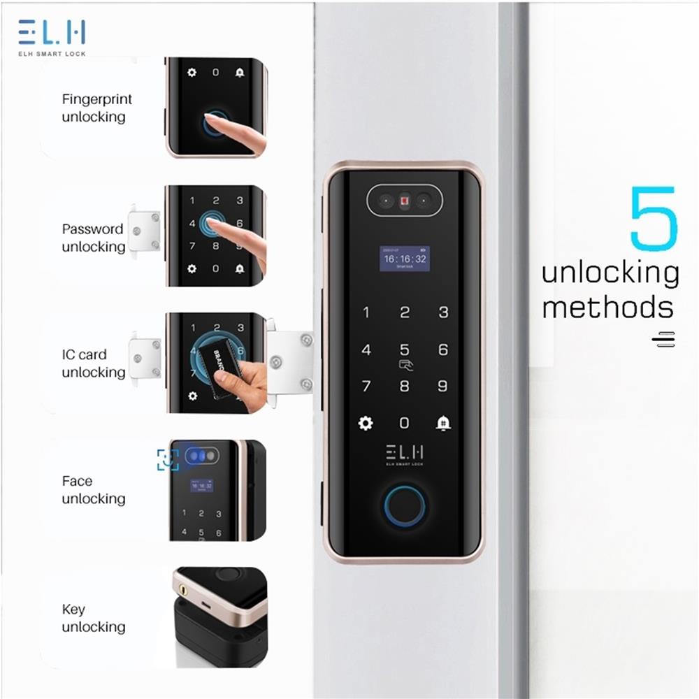 กลอนดิจิตอล ELH C300 สีดำ