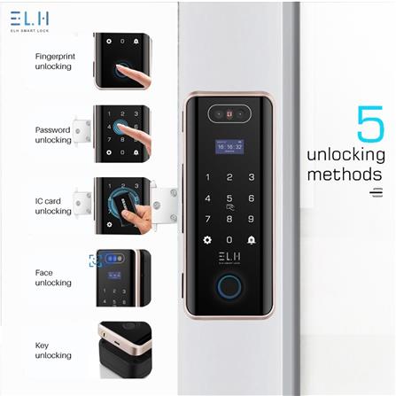 กลอนดิจิตอล ELH C300 สีดำ_3