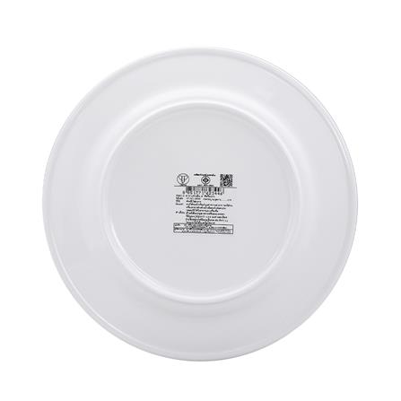 จานเมลามีนตื้น 8 นิ้ว BEST BUY CLASSIC สีขาว_2