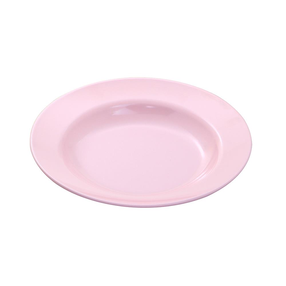 จานเมลามีนลึก 8 นิ้ว BEST BUY CLASSIC สีชมพู