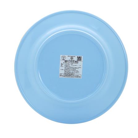จานเมลามีนตื้น 8 นิ้ว BEST BUY CLASSIC สีฟ้า_2