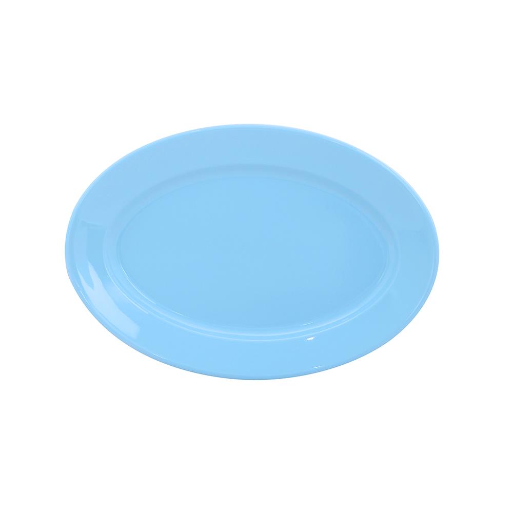 จานเมลามีนเปล 8 นิ้ว BEST BUY CLASSIC สีฟ้า