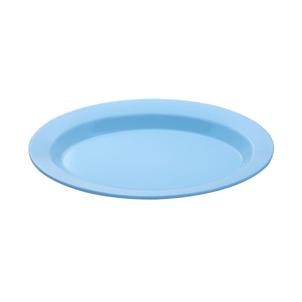จานเมลามีนเปล 10 นิ้ว BEST BUY CLASSIC สีฟ้า