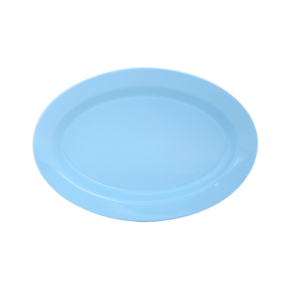 จานเมลามีนเปล 10 นิ้ว BEST BUY CLASSIC สีฟ้า