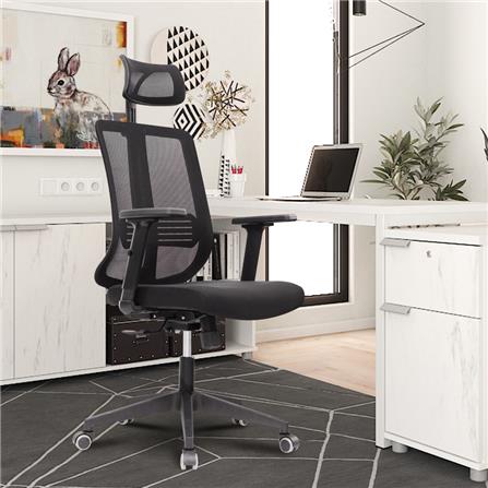 เก้าอี้สำนักงาน PRELUDE PB-172 MOAT สีดำ_4