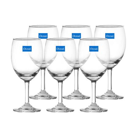 แก้วก้าน 230 มล. OCEAN GLASS CLASSIC แพ็ก 6 ใบ