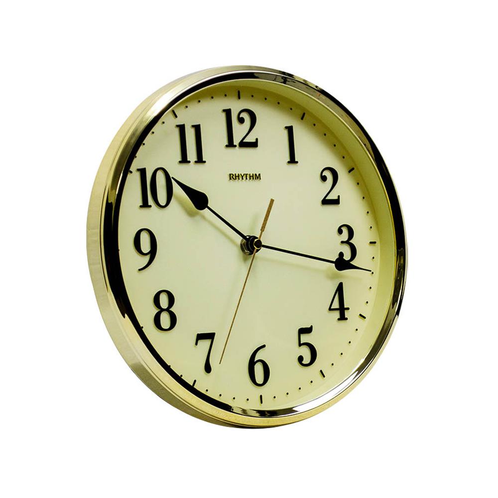 นาฬิกาแขวน RHYTHM CMG608NR18 10 นิ้ว สีทอง