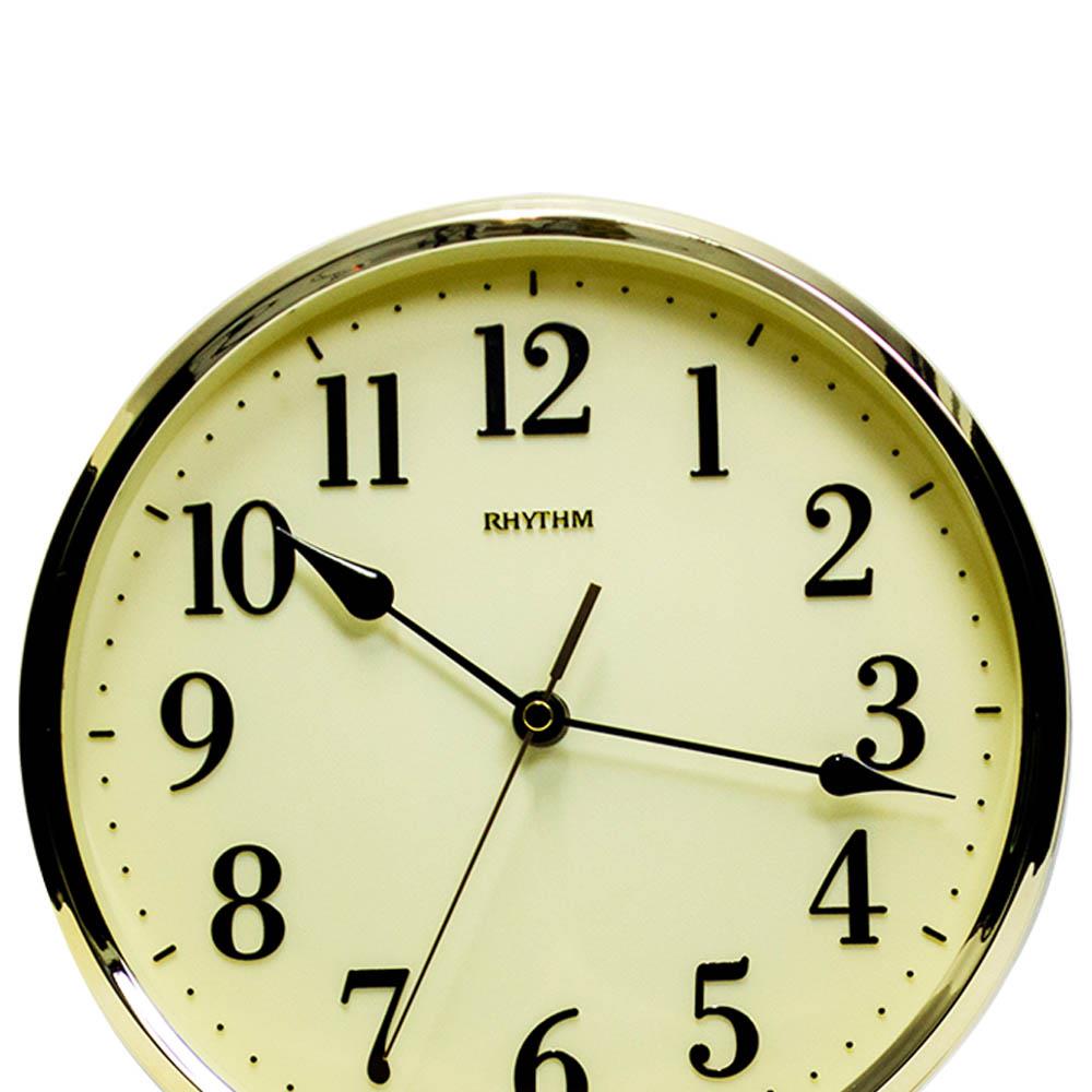 นาฬิกาแขวน RHYTHM CMG608NR18 10 นิ้ว สีทอง