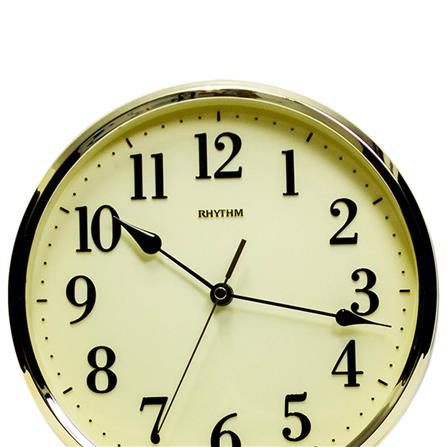 นาฬิกาแขวน RHYTHM CMG608NR18 10 นิ้ว สีทอง_3