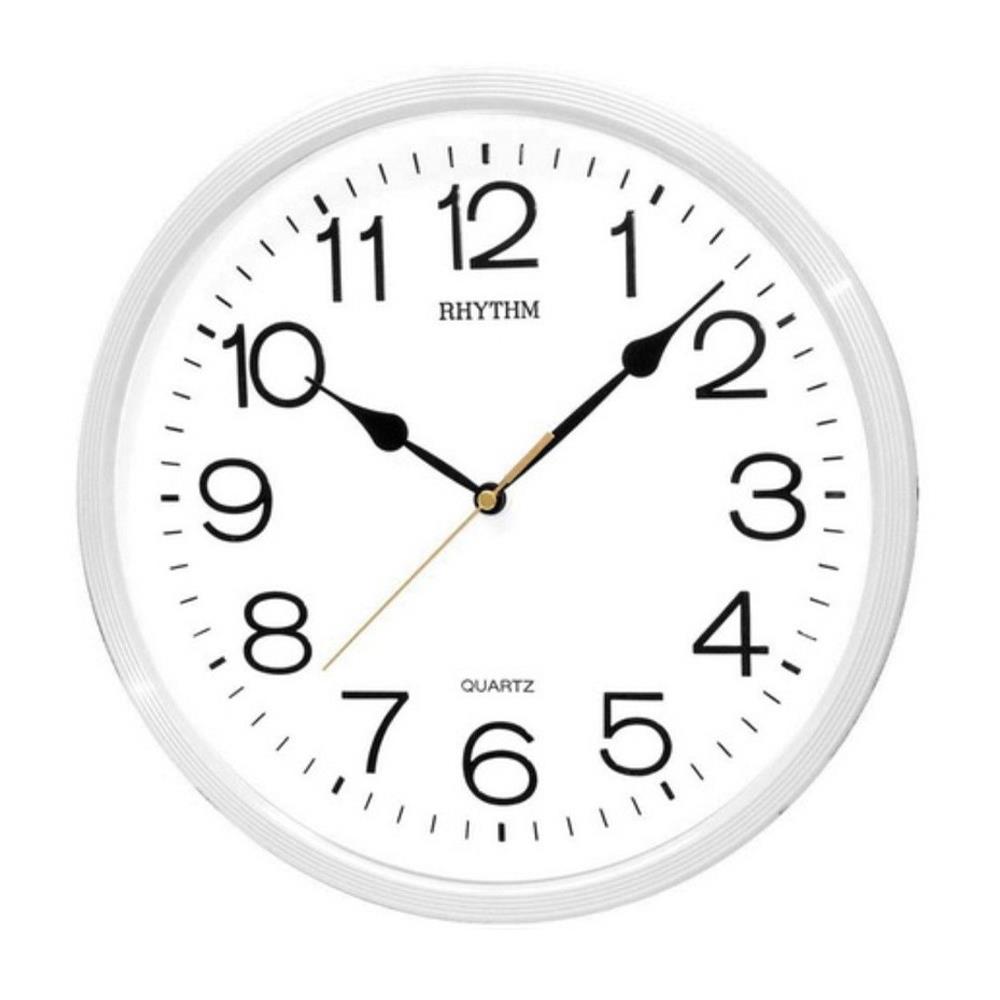 นาฬิกาแขวน RHYTHM CMG494NR03 14 นิ้ว สีขาว