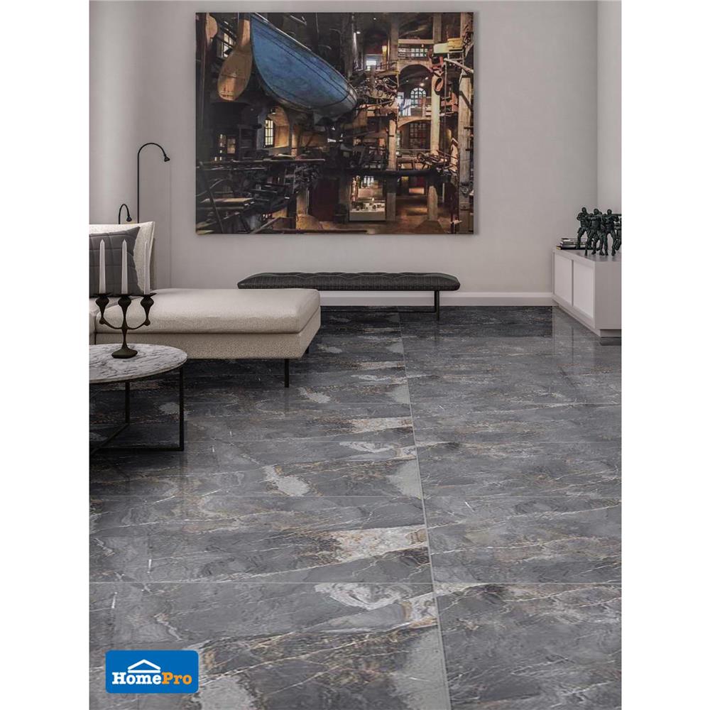 กระเบื้องพื้นพอร์ซเลน 60x120 ซม. MAxIMUS ฟีนิกซ์ เทา 1.44 ตร.ม.