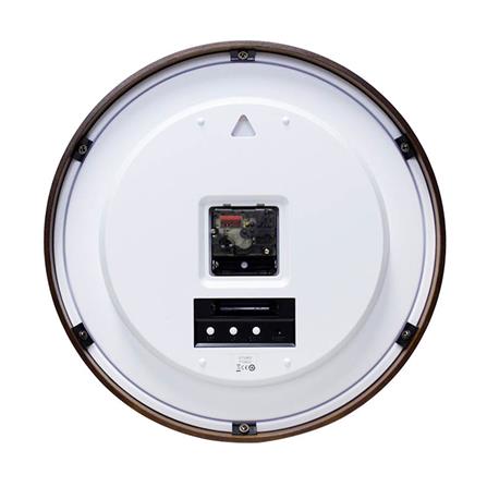 นาฬิกาแขวน LED RHYTHM CFG903NR06 13 นิ้ว สีน้ำตาล_2