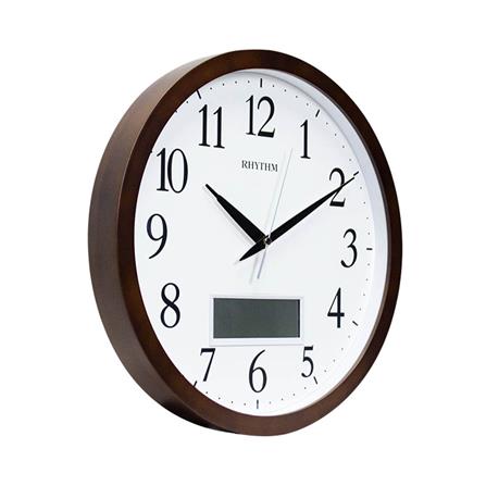 นาฬิกาแขวน LED RHYTHM CFG903NR06 13 นิ้ว สีน้ำตาล_3