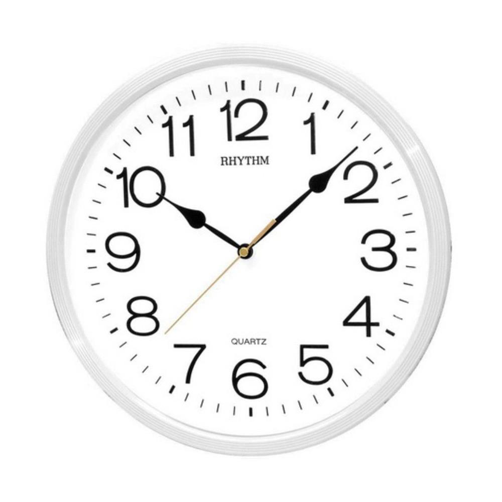 นาฬิกาแขวน RHYTHM CMG734NR03 12 นิ้ว สีขาว