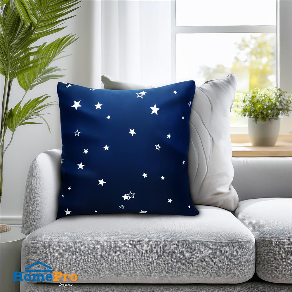 หมอนอิง ME LIVING DAO 17X17 นิ้ว สีน้ำเงิน