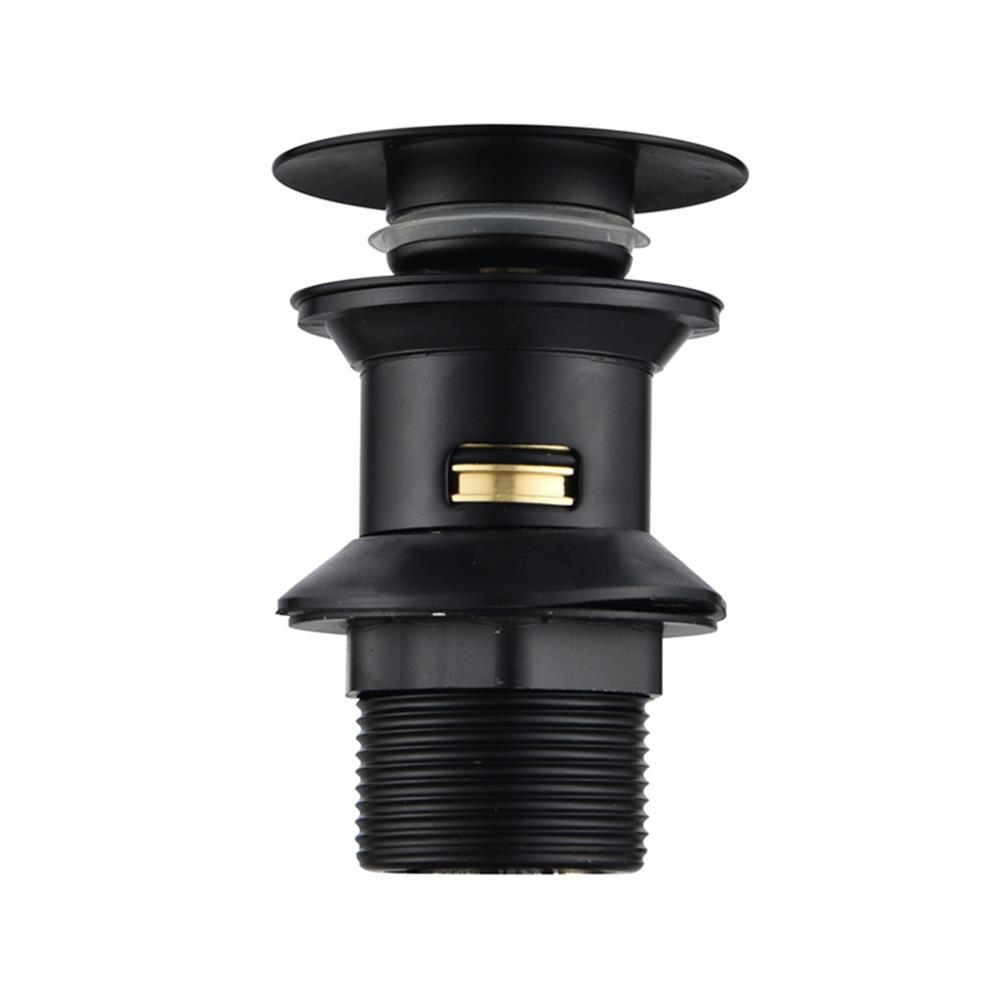 สะดืออ่างล้างหน้าแบบกด RASLAND RA POP-BLK สีดำ