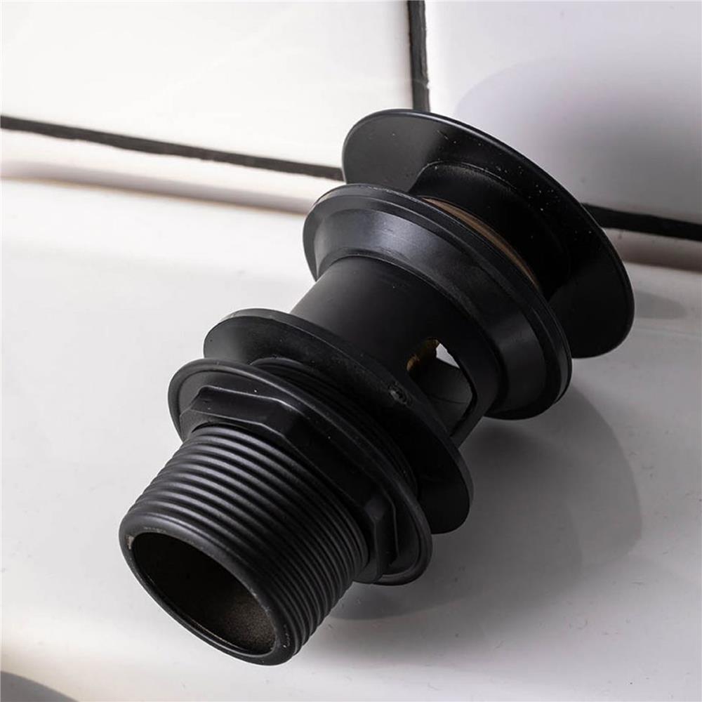 สะดืออ่างล้างหน้าแบบกด RASLAND RA POP-BLK สีดำ