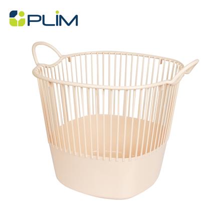 ตะกร้าผ้าเหลี่ยมสูง PLIM SAND 2158 สีส้ม