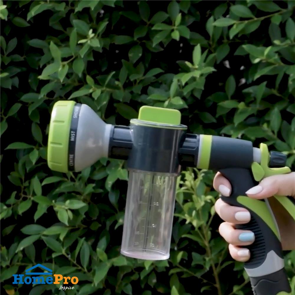 ปืนฉีดน้ำปรับได้ 8 รูปแบบ พร้อมกระบอก SPRING SG01664